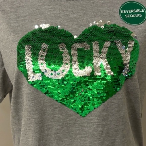LUCKY 🍀 CHARM shirt NWT L 11-13 - Picture 4 of 6